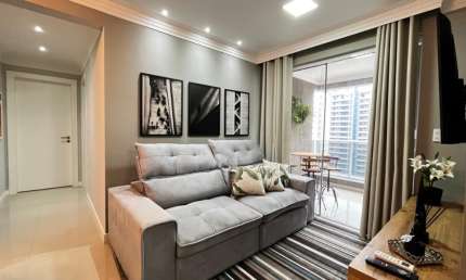 Apartamento mobiliado, lindo e pronto para morar, em Itapema!
