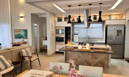 Casa Super Confortável e com acabamento diferenciado à Venda no Condomínio Cancioneiros em Paulínia.
