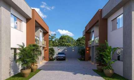Apartamento Duplex com 2 dormitórios à venda, 82 m² por R$ 395.000,00 - Cambolo - Porto Seguro/BA