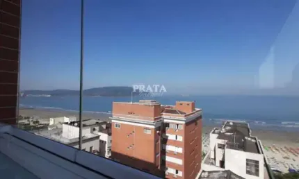 BOQUEIRÃO SANTOS 1 SUÍTE 2 VAGAS GARAGEM DEMARCADAS VISTA MAR