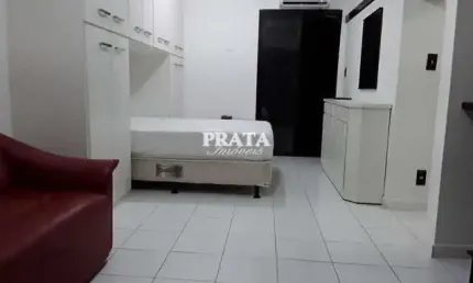 Flat com 1 dorm, Centro, São Vicente - R$ 169 mil, Cod: 401626