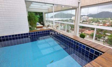 Cobertura com 3 quartos, Vila Clais, Bertioga - R$ 2.65 mi, Cod: 401855