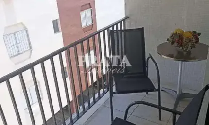 Enseada guarujá 3 dormitórios 1 suíte 1vaga demarcada mobiliado