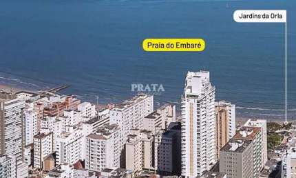 EMBARÉ SANTOS LANÇAMENTO 2 OU 3 SUÍTES 1 OU 2 VAGAS DEMARCADAS