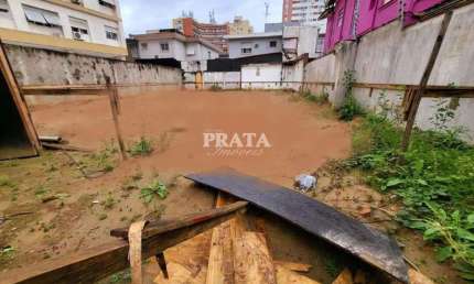 Terreno comercial à venda na Rua Ricardo Pinto, 46, Aparecida, Santos