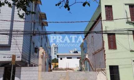 Terreno comercial à venda na Rua Pasteur, 47, Gonzaga, Santos