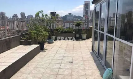 BOQUEIRÃO SANTOS COBERTURA DUPLEX 3 DORMITÓRIOS 1 SUÍTE