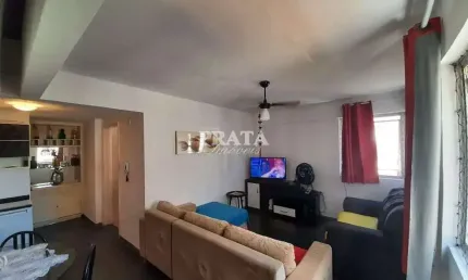 ASTÚRIAS GUARUJÁ 2 DORMITÓRIOS 1 VAGA GARAGEM MOBILIADO