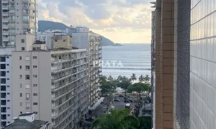 Boqueirão santos 2 dormitórios 1 suíte próximo à praia