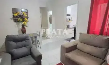 José menino santos 1 dormitório 1 vaga garagem próximo à praia