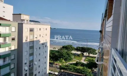 EMBARÉ SANTOS 1 DORMITÓRIO 1 VAGA GARAGEM VISTA MAR
