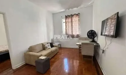 BOQUEIRÃO SANTOS 1 DORMITÓRIO 1 VAGA GARAGEM PRÓXIMO À PRAIA