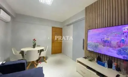 Campo grande santos cobertura duplex 2 dormitórios 1 suíte