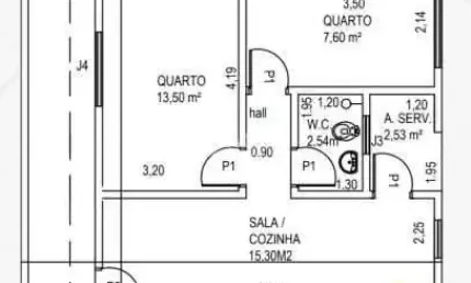 MORRO NOVA CINTRA SANTOS CASA 2 DORMITÓRIOS 1 VAGA GARAGEM
