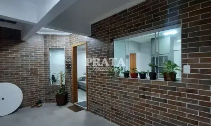 Campo grande santos sobrado em vilagio 3 suítes 1 vaga garagem