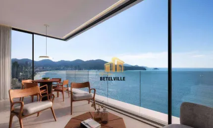 Apartamento com 4 dormitórios à venda - meia praia - itapema/sc