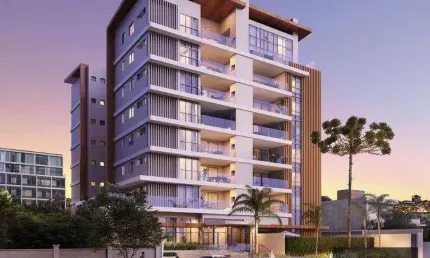 Apartamento garden com 3 dormitórios à venda, 509 m² - centro - curitiba/pr