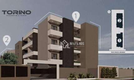 Apartamento com 2 dormitórios à venda, 49 m² por R$ 374.000,00 - Vargem Grande - Pinhais/PR