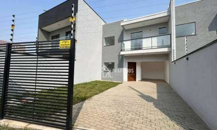 Sobrado com 3 dormitórios à venda, 119 m² por R$ 695.000,00 - Vila Varginha - Pinhais/PR