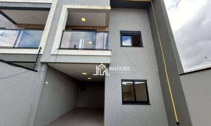 Casa com 3 quartos à venda na Rua Alzira de Araújo Souza, 192, Conjunto Residencial Áquila, Pinhais