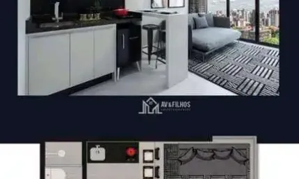 Apartamento com 1 dormitório à venda, 34 m² por R$ 398.900,00 - Bigorrilho - Curitiba/PR