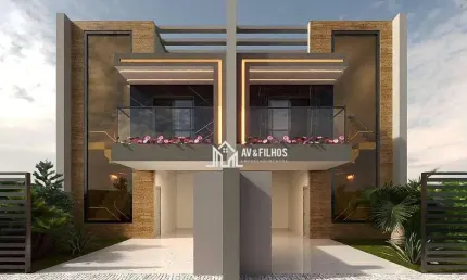 Sobrado com 3 dormitórios à venda, 221 m² por R$ 1.250.000,00 - Loteamento Pineville - Pinhais/PR