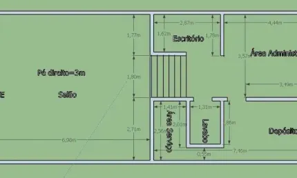 Ponto comercial para alugar no Centro, Guaratinguetá , 90 m2 por R$ 3.000