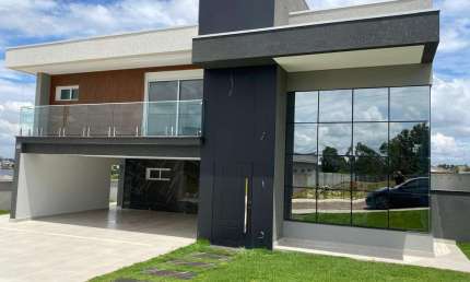Casa para Venda em Pinhais, Jardim Amélia, 4 dormitórios, 4 suítes, 5 banheiros, 9 vagas