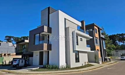 Casa em condomínio fechado com 3 quartos à venda na Rua Irma Schreiner Maran, 475, Santa Cândida, Curitiba, 179 m2 por R$ 1.399.990