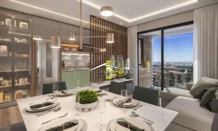 Apartamento com 2 quartos à venda na Rua Lívio Petterle, 166, Atuba, Curitiba, 55 m2 por R$ 439.442