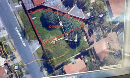 Terreno à venda na Rua Nunes Machado, Parolin, Curitiba, 934 m2 por R$ 1.650.000