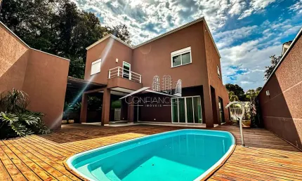 Casa em condomínio fechado com 3 quartos para alugar na rua luiz tramontin, 1580, campo comprido, curitiba, 296 m2 por r$ 9.900