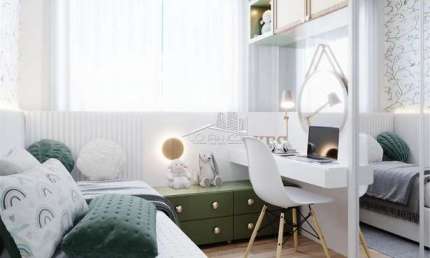Apartamento com 2 quartos à venda na Rua Aluízio Finzetto, 3511, Prado Velho, Curitiba, 46 m2 por R$ 354.229