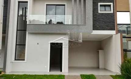 Casa em condomínio fechado com 3 quartos à venda na Rua Vereador Ângelo Burbello, Umbará, Curitiba, 132 m2 por R$ 830.000