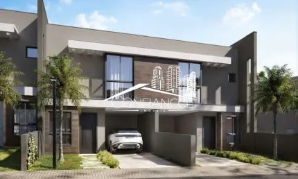 Casa em condomínio fechado com 3 quartos à venda na rua eugênio flor, 2049, abranches, curitiba, 112 m2 por r$ 854.478