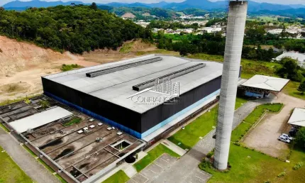 Barracão / galpão / depósito para alugar na rodovia ingo hering, 8979, gaspar grande, gaspar, 3441 m2 por r$ 69.900