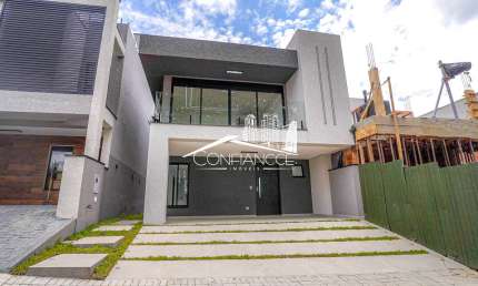 Casa em condomínio fechado com 4 quartos à venda na Rua Irma Schreiner Maran, 475, Santa Cândida, Curitiba, 190 m2 por R$ 1.199.000