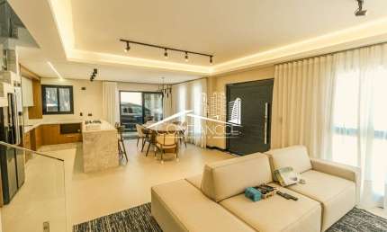 Casa em condomínio fechado com 3 quartos para alugar na Avenida Cândido Hartmann, 5118, Santa Felicidade, Curitiba, 173 m2 por R$ 12.000