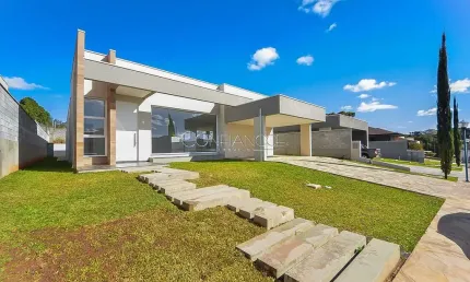 Casa em condomínio fechado com 3 quartos à venda na Rua João Volpe, 1591, Butiatuvinha, Curitiba, 255 m2 por R$ 3.180.100
