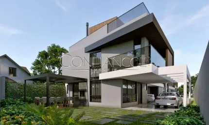 Casa em condomínio fechado com 3 quartos à venda na Rua Capitão Virgínio de Oliveira Mello, 256, Mercês, Curitiba, 163 m2 por R$ 1.600.000