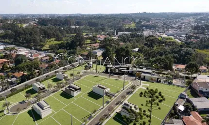 Terreno em condomínio fechado à venda na Estrada de Santa Cândida, 624, Santa Cândida, Curitiba, 218 m2 por R$ 554.000