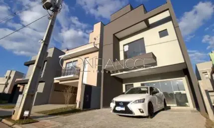 Casa em condomínio fechado com 3 quartos à venda na rua irma schreiner maran, 503, santa cândida, curitiba, 136 m2 por r$ 1.020.000
