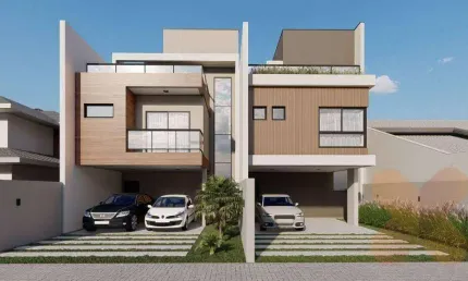Sobrado com 3 dormitórios à venda  - Costeira - São José dos Pinhais/PR