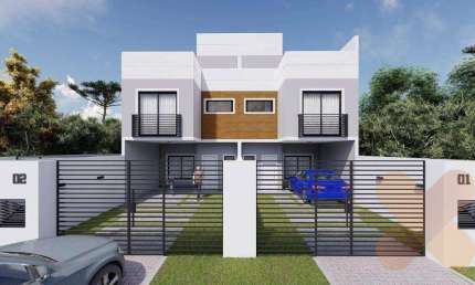 Sobrado com 3 dormitórios à venda, 126 m² por R$ 750.000,00 - Boqueirão - Curitiba/PR