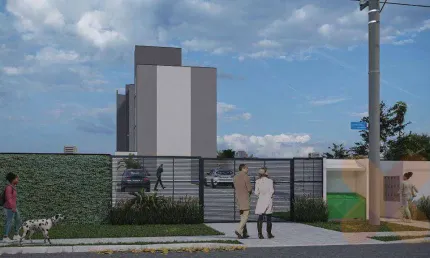 Apartamento com 1 dormitório à venda - Cajuru - Curitiba/PR