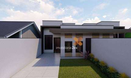 Casa com 3 dormitórios à venda, 96 m² por R$ 520.000,00 - Nações - Fazenda Rio Grande/PR