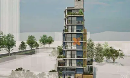 Studio com 1 dormitório à venda, 17 m² - água verde - curitiba/pr
