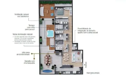 Apartamento com 3 quartos à venda na Rua Nossa Senhora de Nazaré, 632, Boa Vista, Curitiba