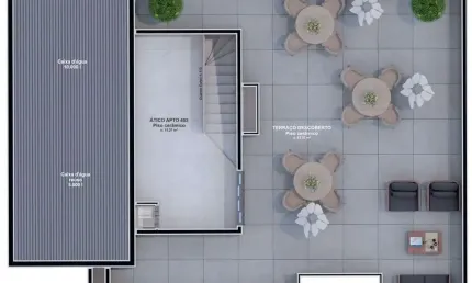 Apartamento com 2 quartos à venda na Rua Frederico Maurer, 1641, Hauer, Curitiba, 60 m2 por R$ 450.000