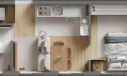 Apartamento com 2 quartos à venda na Avenida República Argentina, 4483, Novo Mundo, Curitiba, 45 m2 por R$ 472.200